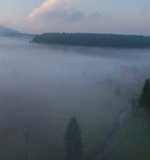 Mlžné scenerie u Abertam.