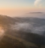 Mlžné scenerie u Abertam.